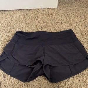 Black lululemon shorts